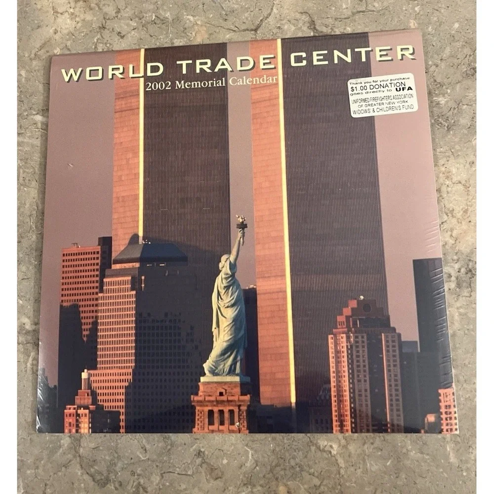 Would Trade Center 2002 Memorial 12 Months Calendar SEALED